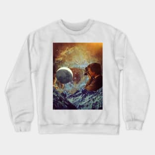 "I filmed the Moon just for you, honey!" Crewneck Sweatshirt